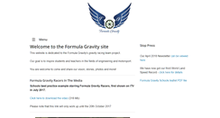 Desktop Screenshot of formulagravity.co.uk
