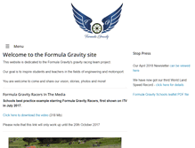Tablet Screenshot of formulagravity.co.uk